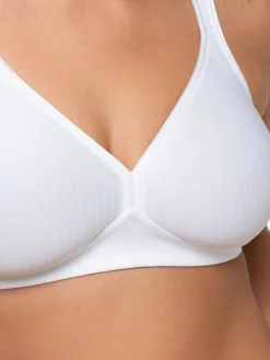 Triumph Modern Soft Cotton Non Wired Bra White Hot