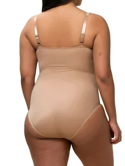 Triumph True Shape Sensation Wired Shaping Bodysuit Nude New