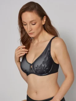 Triumph Wild Sensation Minimiser Bra Black New