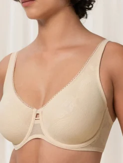 Triumph Wild Sensation Minimiser Bra Nude New