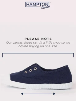 Trotters London Natural Adult Plum Canvas Shoes Discount