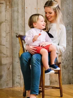 Trotters London Navy Adult Plum Canvas Shoes Discount