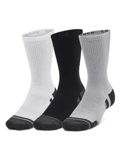 Under Armour Crew Performance Tech Crew Socks 3 Pack Grey
