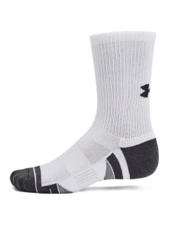 Under Armour Crew Performance Tech Crew Socks 3 Pack White Clearance