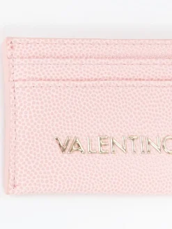 Valentino Bags Pink Divina Credit Card Case Discount
