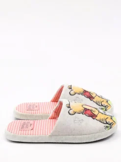 Vanilla Underground Ecru Winnie the Pooh Womens Winter Mule Slippers Sale