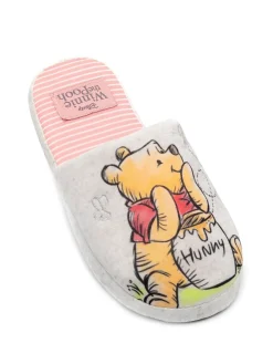 Vanilla Underground Ecru Winnie the Pooh Womens Winter Mule Slippers Sale