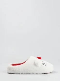 Vanilla Underground White Hello Kitty Character Face Slippers