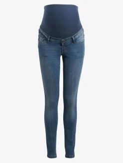 VERO MODA Blue Maternity Over The Bump Stretch Comfort Skinny Jeans Sale