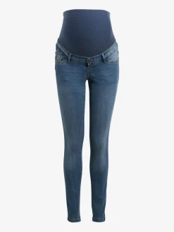VERO MODA Blue Maternity Over The Bump Stretch Comfort Skinny Jeans Sale