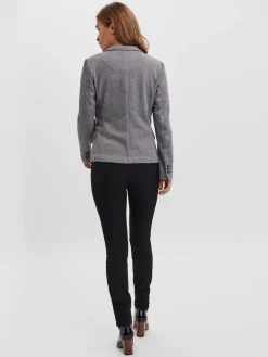 VERO MODA Grey Fitted Blazer Clearance