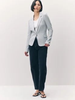 VERO MODA Light Grey Fitted Blazer Outlet