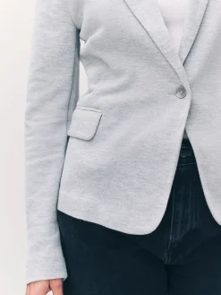 VERO MODA Light Grey Fitted Blazer Outlet