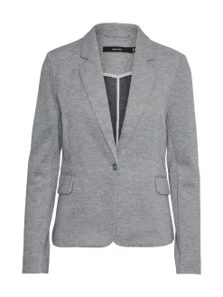 VERO MODA Light Grey Fitted Blazer Outlet