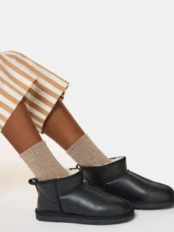 Whistles Black Mable Slipper Boots