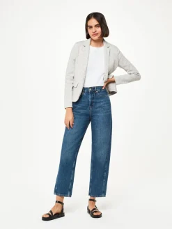 Whistles Grey Slim Jersey Jacket Hot