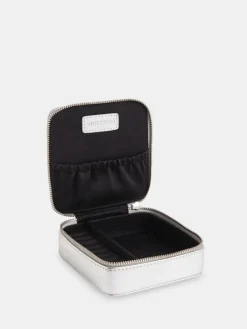 Whistles Silver Aelia Jewellery Box Purse Best