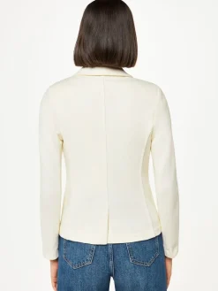 Whistles White Slim Jersey Jacket Clearance
