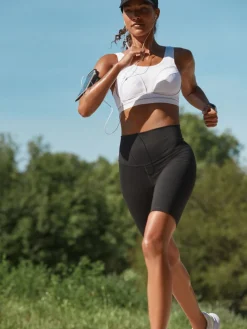 Next B-G Active Sports High Impact Dry Tech Non Pad Bra White Outlet