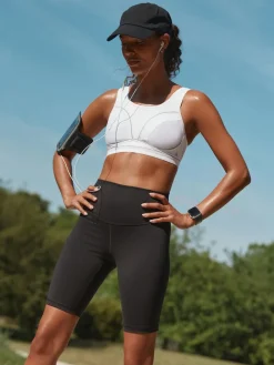 Next B-G Active Sports High Impact Dry Tech Non Pad Bra White Outlet