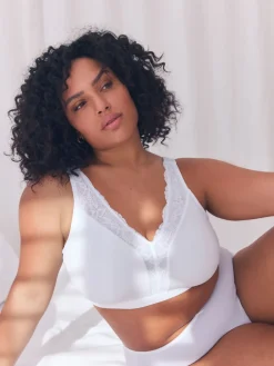 Next B-H Total Support Ultimate Comfort Supersoft Non Pad Non Wire Bra White