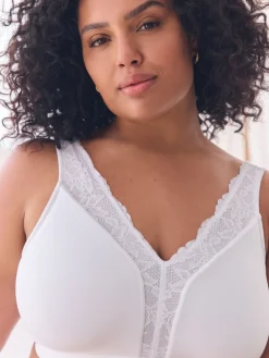 Next B-H Total Support Ultimate Comfort Supersoft Non Pad Non Wire Bra White