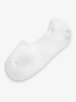 Next Cushion Sole Invisible Trainer Socks 4 Pack White Sale