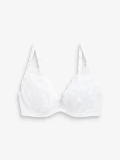 Next DD+ Floral Lace Bra White Discount