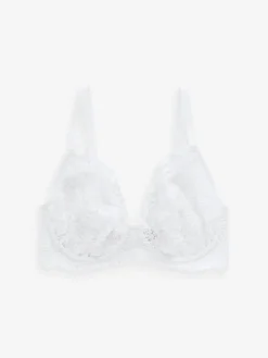 Next White DD+ Non Pad Plunge Lace Ultimate Comfort Bra Clearance