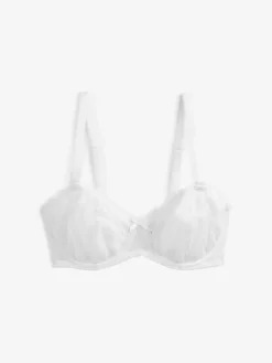 Next DD+ Non Pad Strapless Bra White New