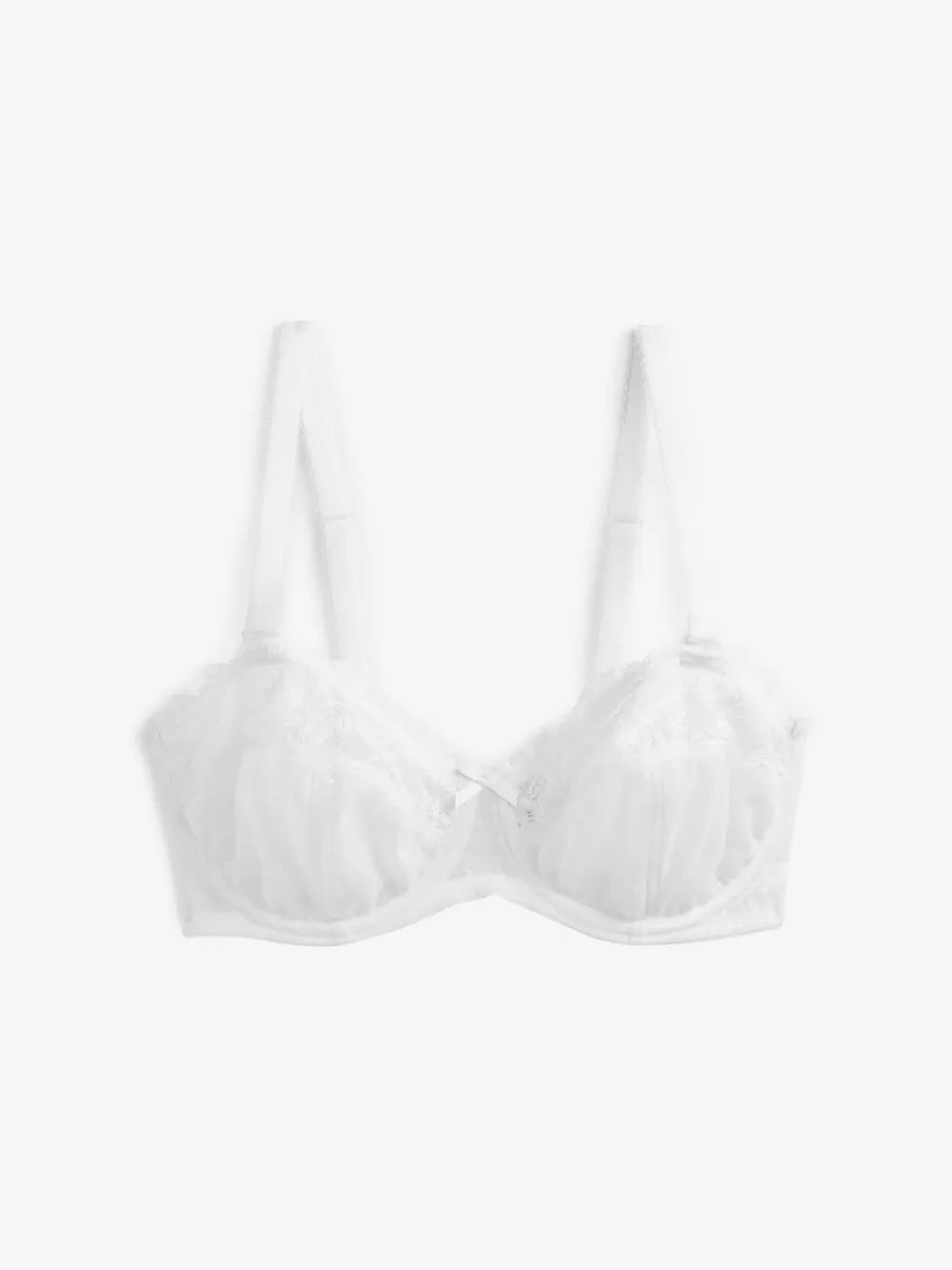 Next DD+ Non Pad Strapless Bra White New