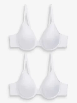 Next White Full Cup A-E Smoothing Ultimate Comfort Bras 2 Pack Discount