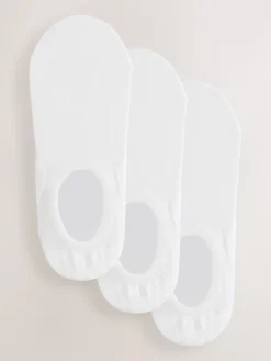 Next Invisible Socks 3 Pack White Hot