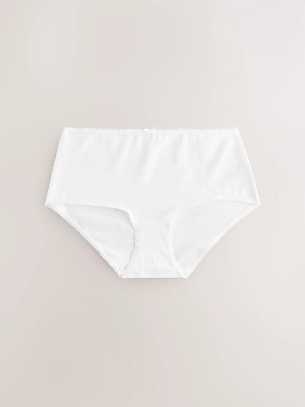 Next White Midi Cotton Rich Knickers 5 Pack Clearance