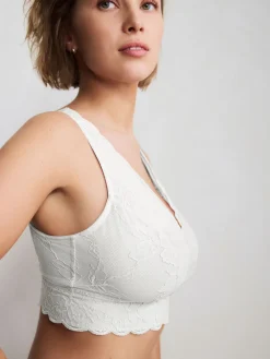 Next Non Pad Non Wire Total Support Lace Bra White Best