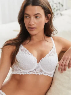 Next White Pad Balcony Lace Ultimate Comfort Bra