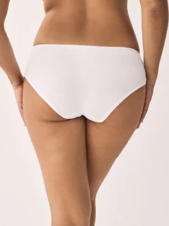 Next Short Cotton Rich Knickers 5 Pack White Clearance