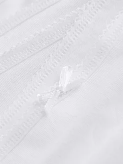 Next Short Cotton Rich Knickers 5 Pack White Clearance