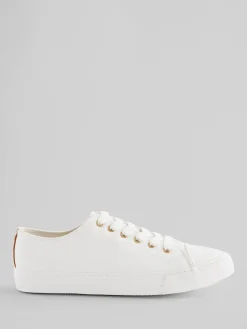Next Standard Fit Patent Baseball Trainers White Sale