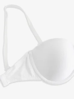 Next Strapless A-E Clear Back Smoothing Strapless Bra White Discount