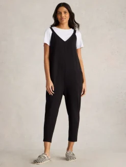 White Stuff Jersey Selina Jumpsuit Black Clearance