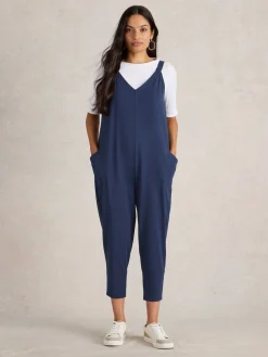 White Stuff Jersey Selina Jumpsuit Blue Online