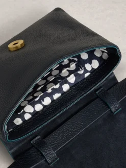 White Stuff Tabby Mini Landscape Bag Blue Clearance