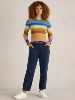 White Stuff Thea Trousers Blue Online