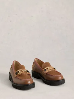 White Stuff Brown Laura Chunky Loafers Online