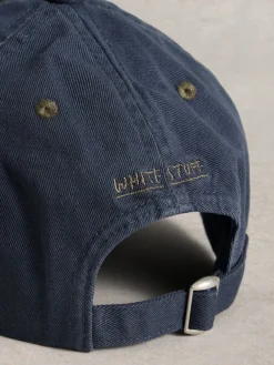 White Stuff 100% Cotton Baseball Cap Navy Outlet