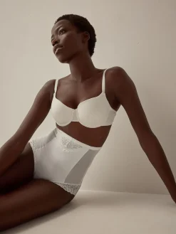 Next Super High Waist Briefs Firm Tummy Control Shaping Briefs White Hot