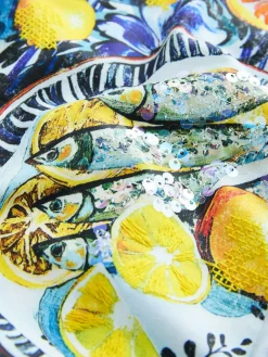 Next White/Blue Graphic Print Beach T-Shirt Sale