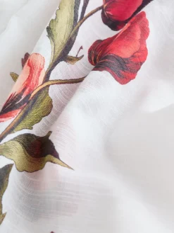 Next White/Green Beach Cover-Up Shirt