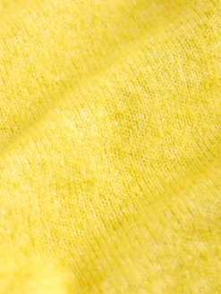 Next Yellow Pickles Embroidery Crew Neck Knitted Cardigan With Wool Discount